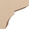 Ekena Millwork 8"W x 8"D x 8"H Wide Monterey Rough Cedar Woodgrain TimberThane Corbel, Primed Tan CORUR08X08X08MONRCPR - alternate 2